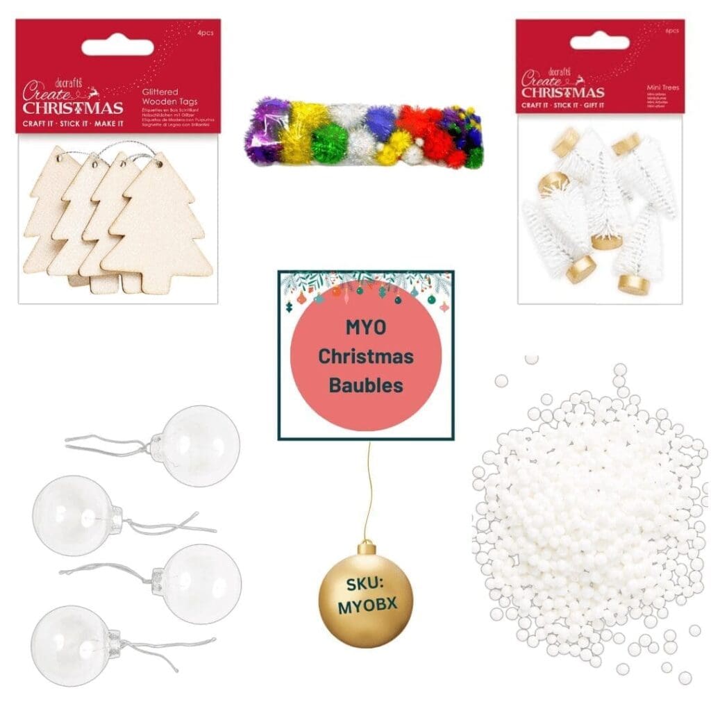 MYO Xmas Fillable Baubles