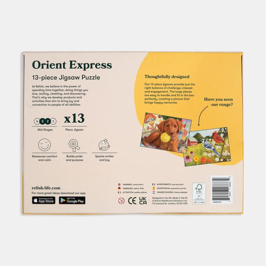 13 Large Piece  Puzzle - Orient Express - Image 8