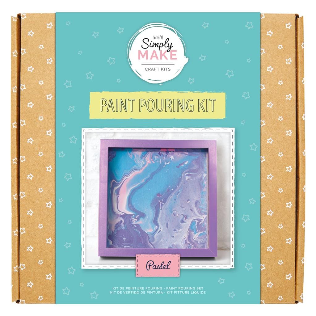 Pastel Paint Pouring Kit | Activities to Share