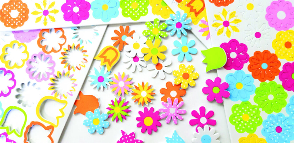 Foam Flower Stickers