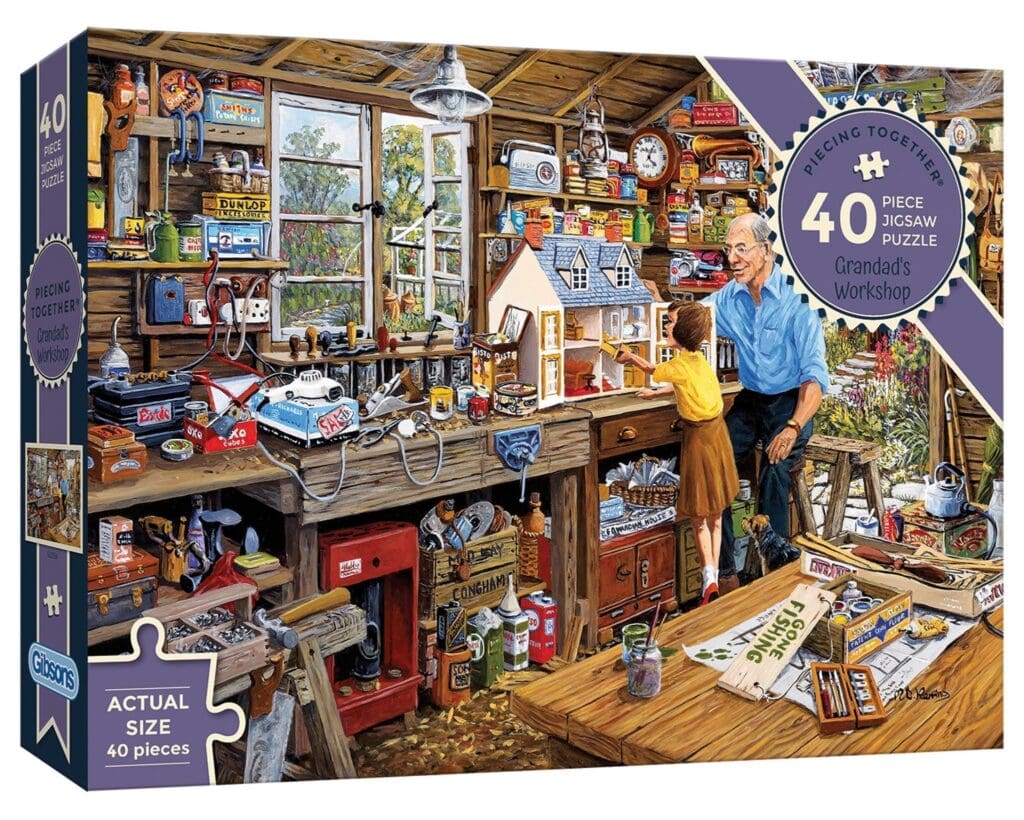 Grandad's Workshop Jigsaw - 40XXL piece