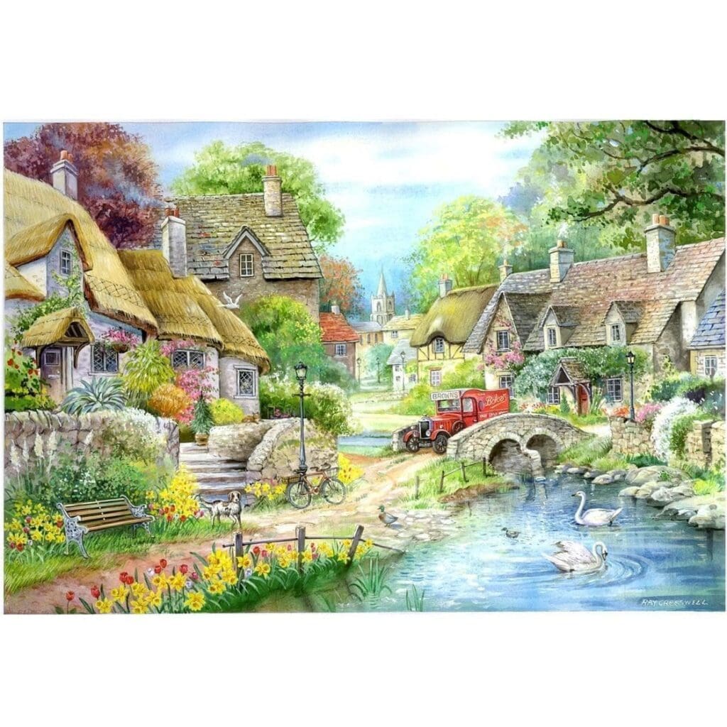 250 Large Piece puzzle - Riverside Cottage