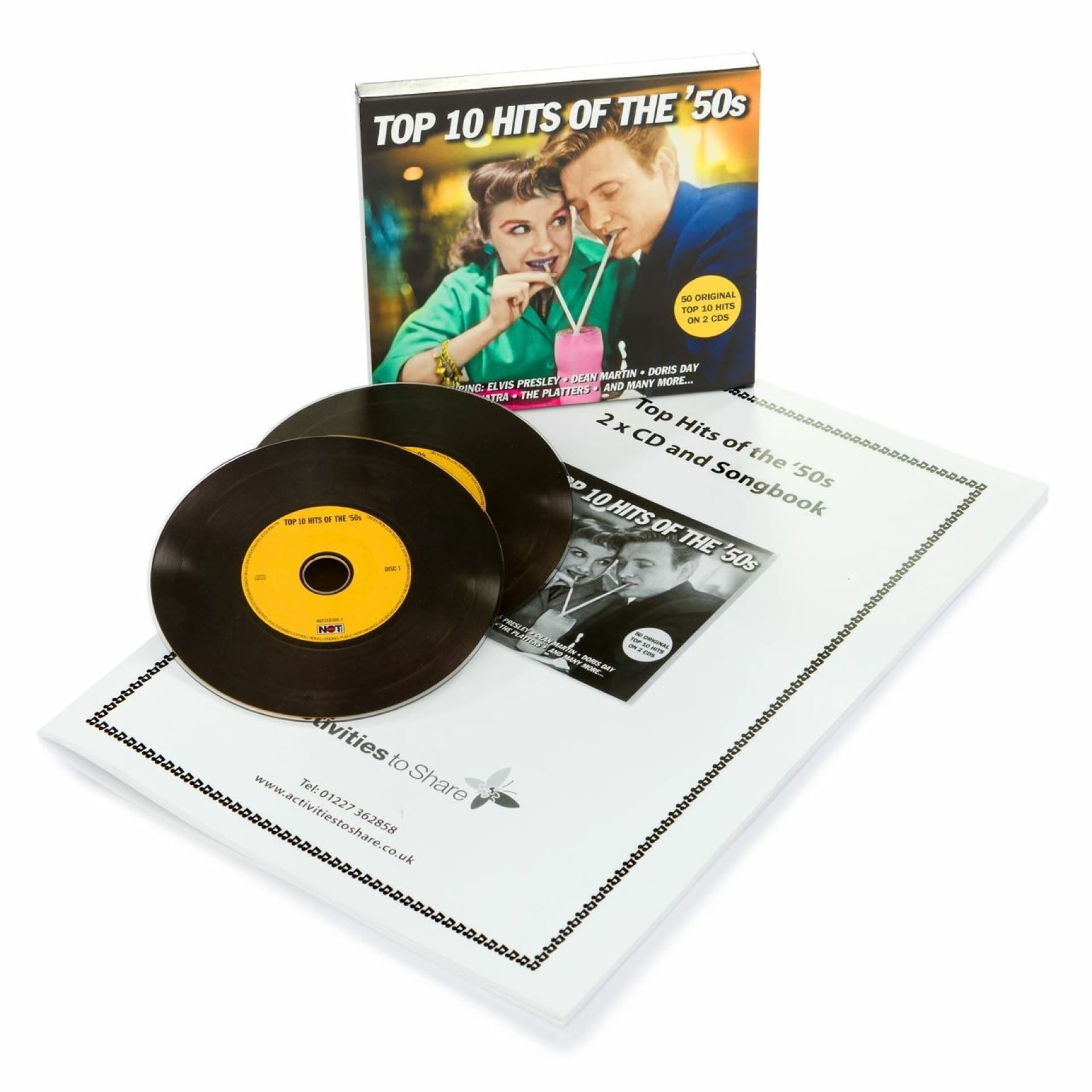 Top Ten Hits 1950s CD & Songbook Set | Activities to Share