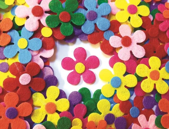 Felt Flowers (Pack of 100)