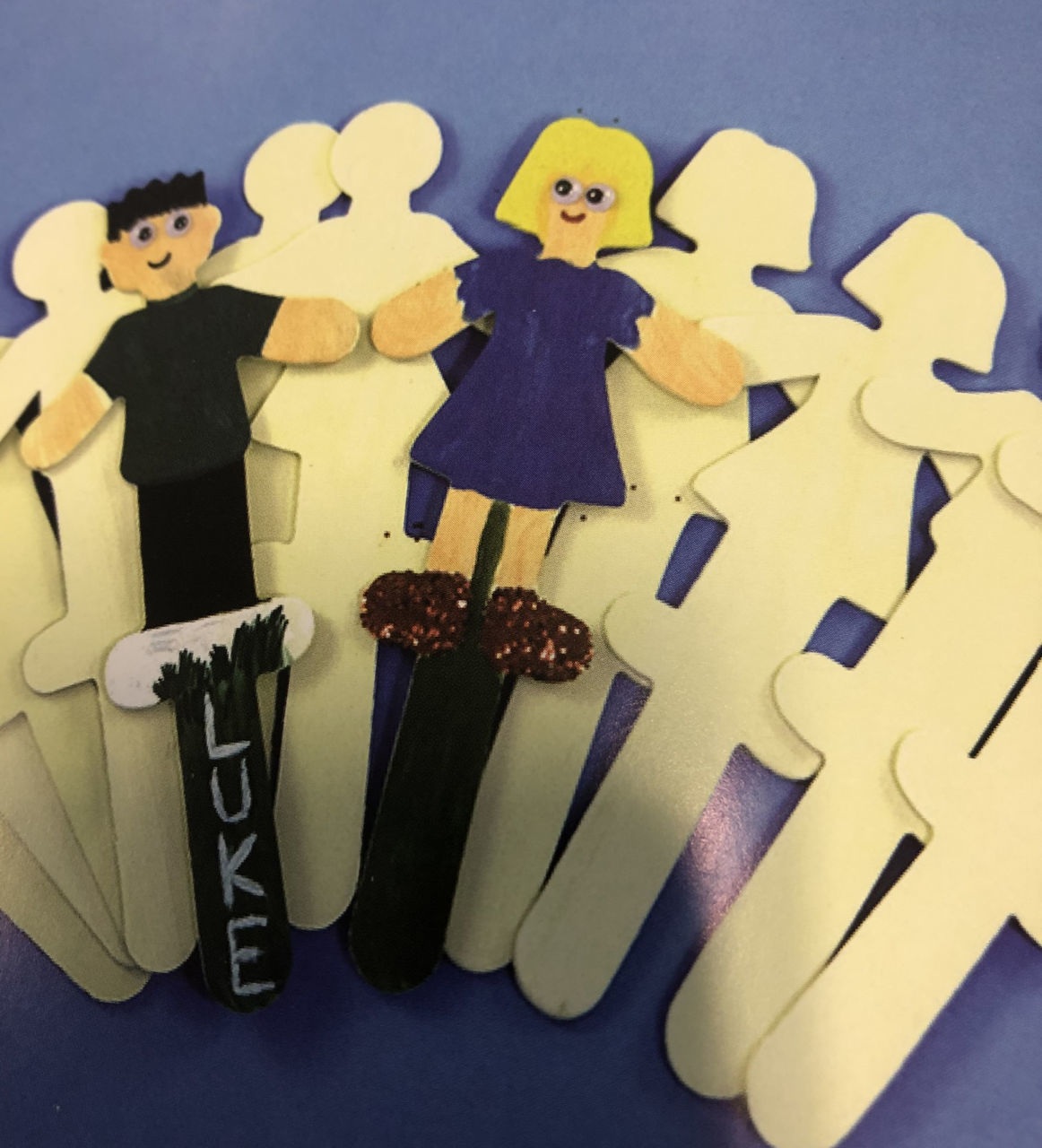 Wooden Stick People Set (Pack of 12)