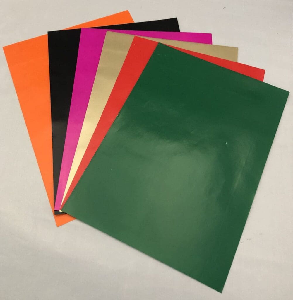 Coloured Sticker Paper (8 Assorted Sheets)