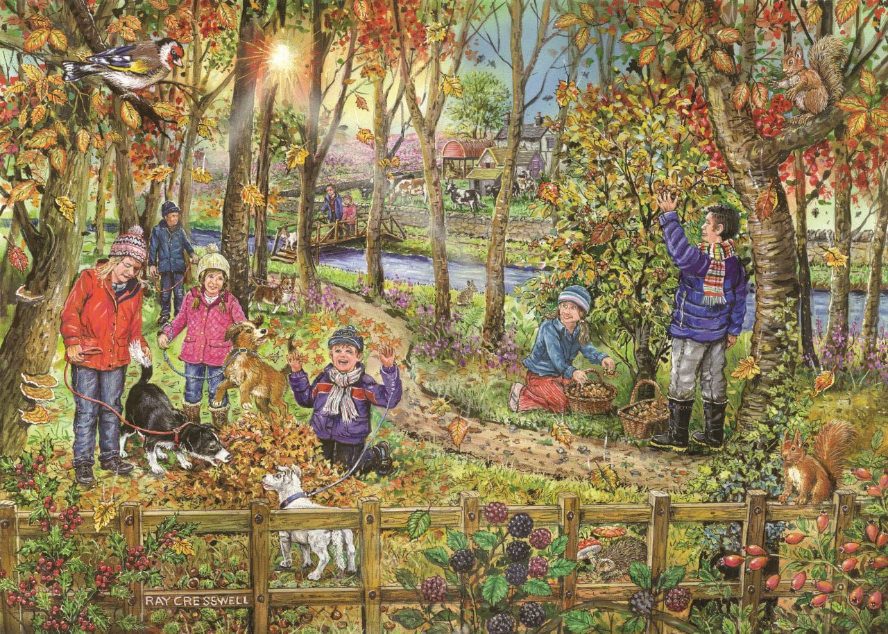 250 Large Piece Puzzle - Autumn Leaves