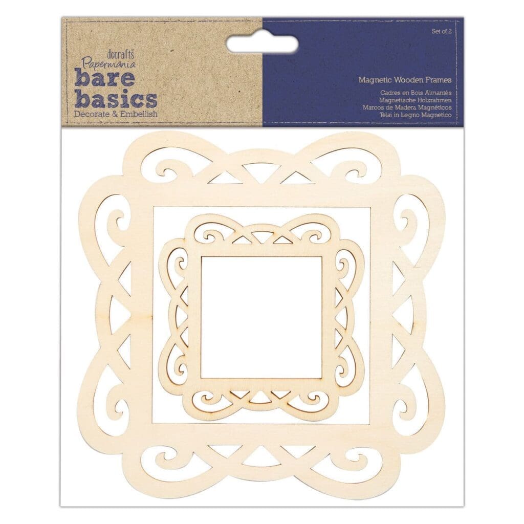 Wooden Magnetic Frames Set ( pack of 2)