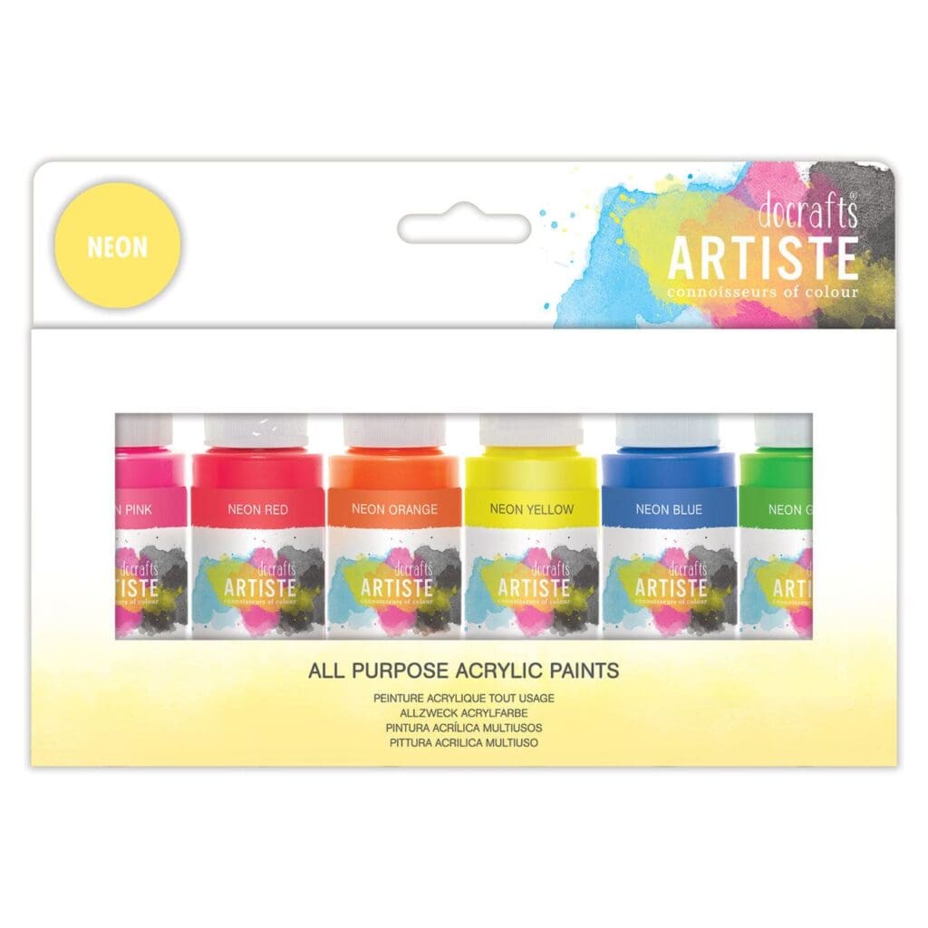 Acrylic Paint Set - Neon (6pk)