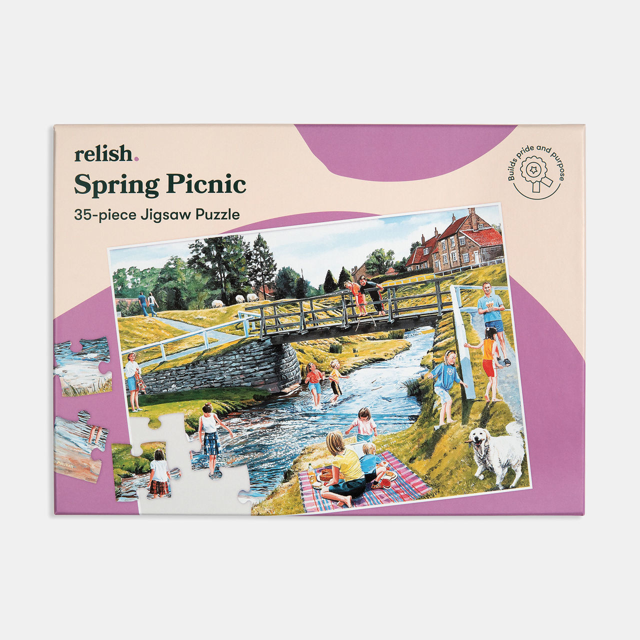 35 Large Piece Puzzle - Spring Stream