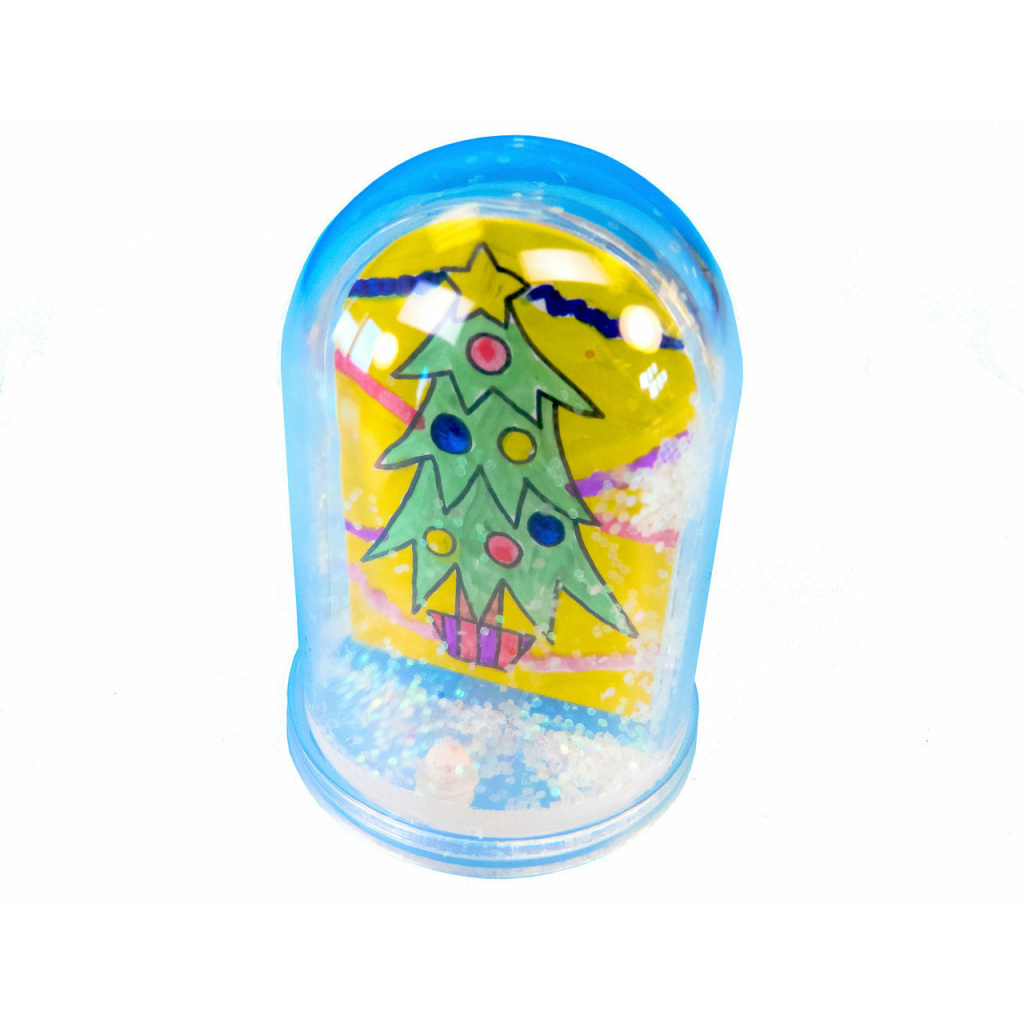 MYO Christmas Snow Dome (pk4)